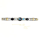 Custom 14K Two-Tone Gold Multi-Stone Bracelet Mount