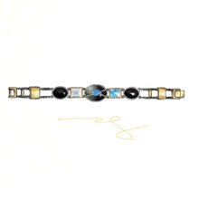 Custom 14K Two-Tone Gold Multi-Stone Bracelet Mount