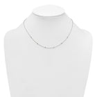Silver 16.5" 6 Station CZ Necklace