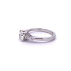 0.90 Platinum Promise Custom Ring