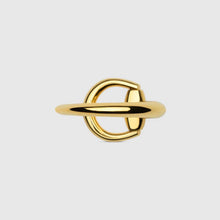 Gucci Horsebit 18K Yellow Gold Ring Size 6