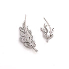 1.36 Sculpted Asymmetry Custom Ear Climbers