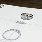 2.29 Emerald Trio Custom Ring