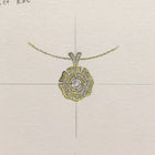 0.70 Golden Petals Custom Necklace