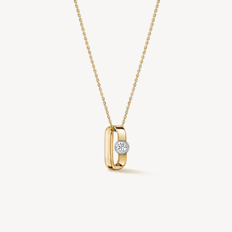 Hearts On Fire INSIDE/OUT Single Diamond Pendant Necklace