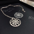 Concentric Love Circle Custom Necklace