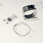 7x5 Onyx Enigma Custom Ring