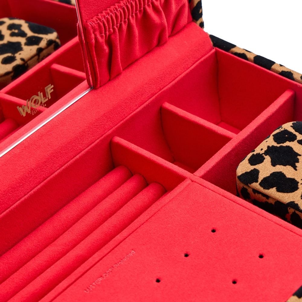 Wolf Savanna Leopard Medium Jewellery Box