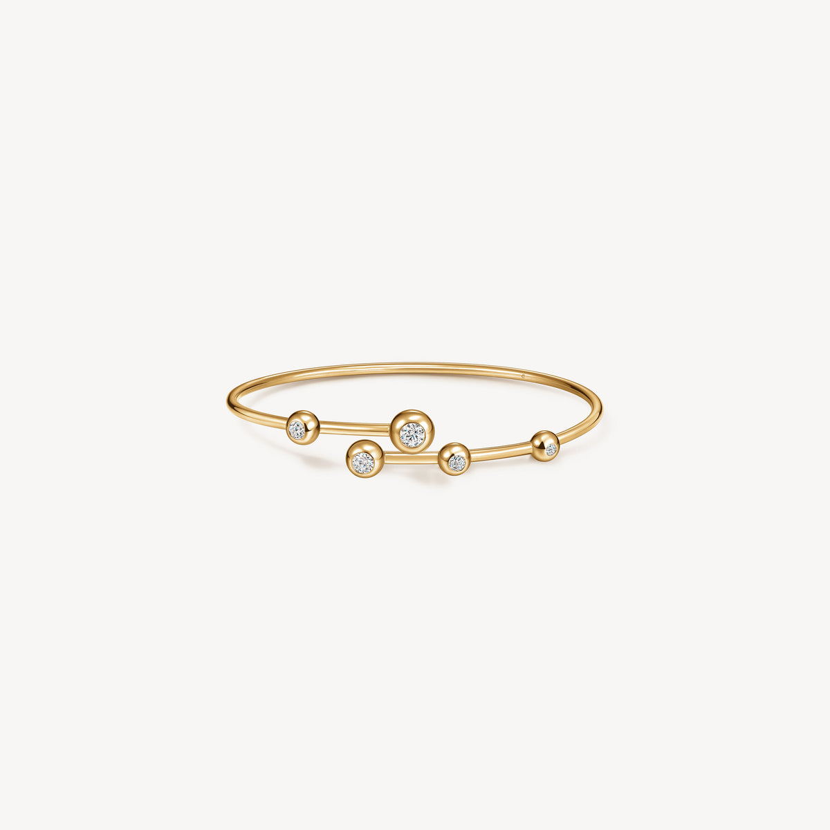 Hearts On Fire Dream Floating Flexi Bangle