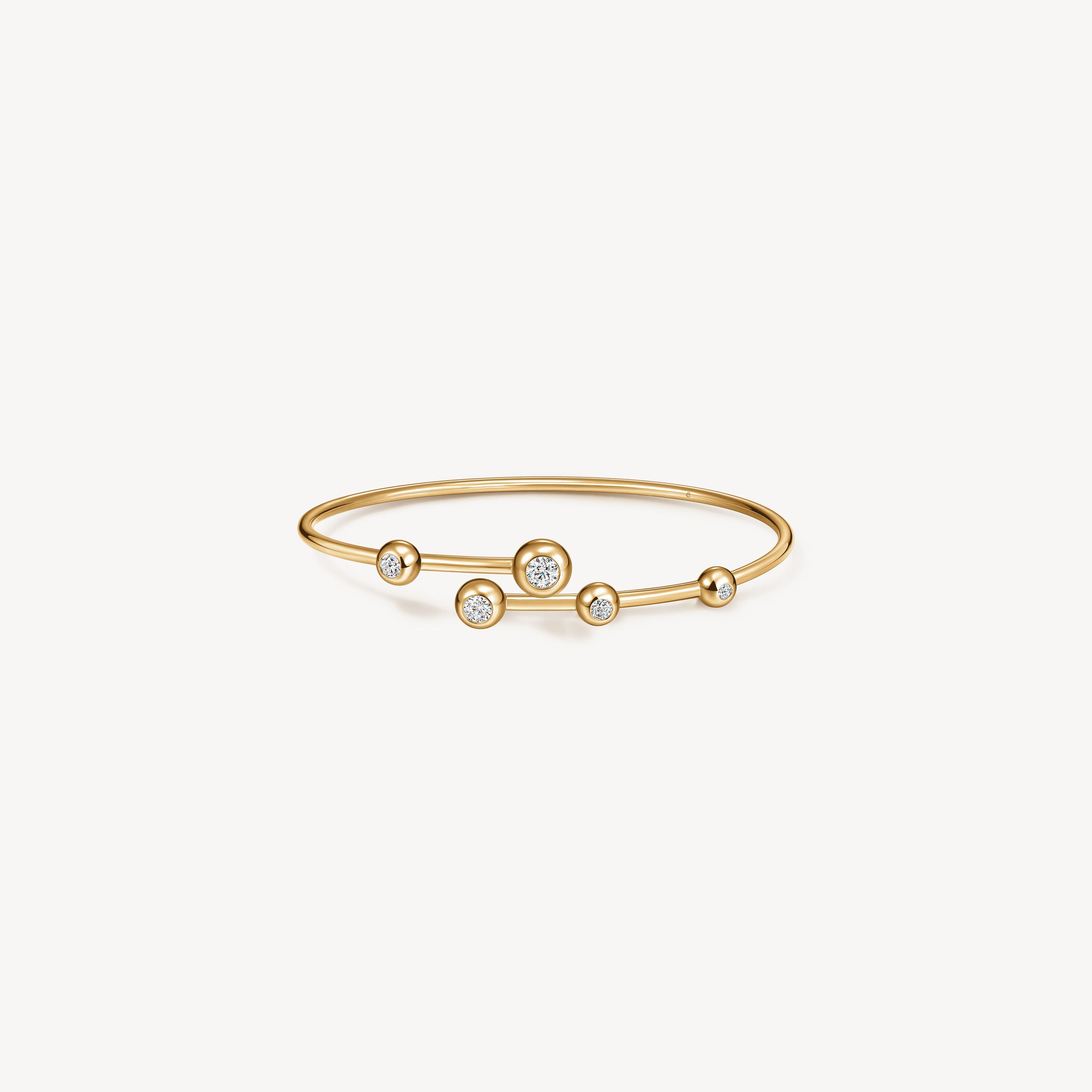 Hearts On Fire Dream Floating Flexi Bangle