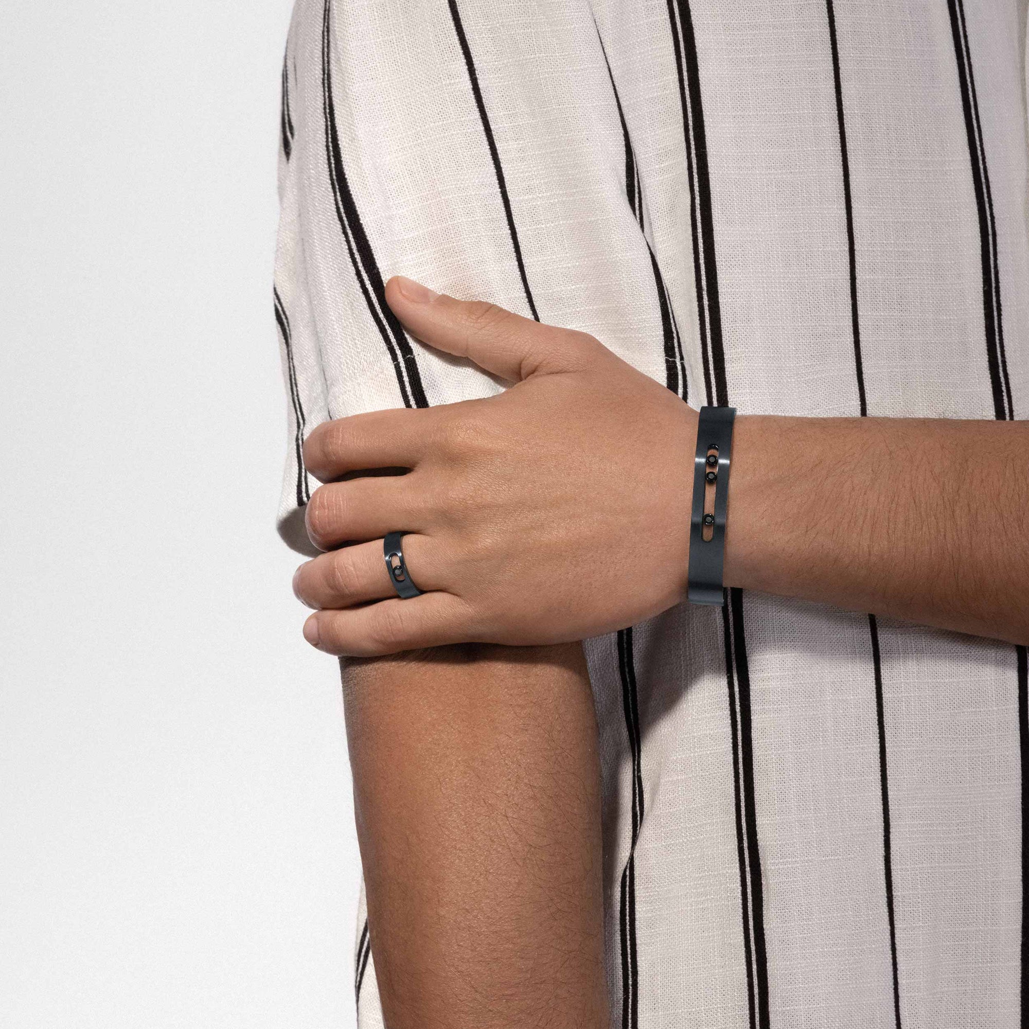 Messika Move Titanium Black Bracelet