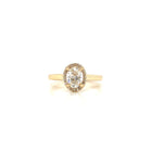 0.70 Oval Sparkle Custom Ring