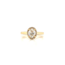 0.70 Oval Sparkle Custom Ring