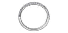 14K White Gold 0.50ctw Diamond Wedding Band Size 6