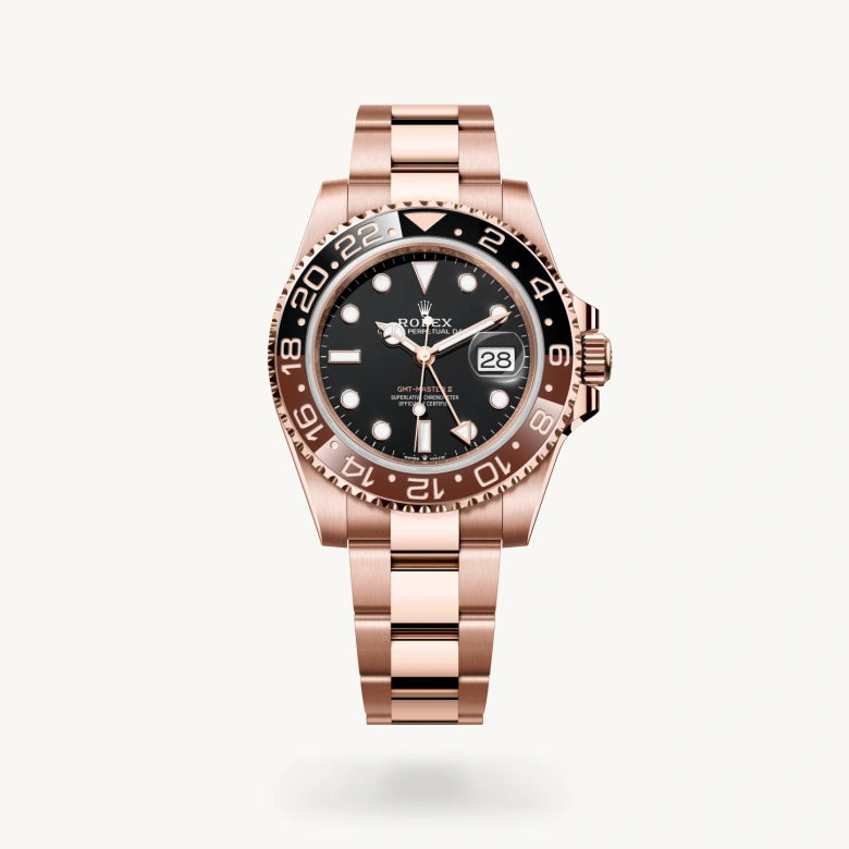 ロレックス　ROLEX GMTマスターⅡ Rolex GMT-Master II in 18 ct Everose gold, M126715CHNR-0001 | IJL