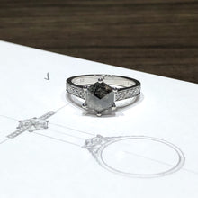 1.49 Salt & Pepper Custom Ring