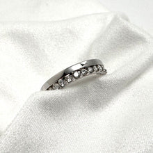 14K White Gold 0.50ctw Diamond Wedding Band Size 6