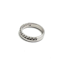 14K White Gold 0.50ctw Diamond Wedding Band Size 6