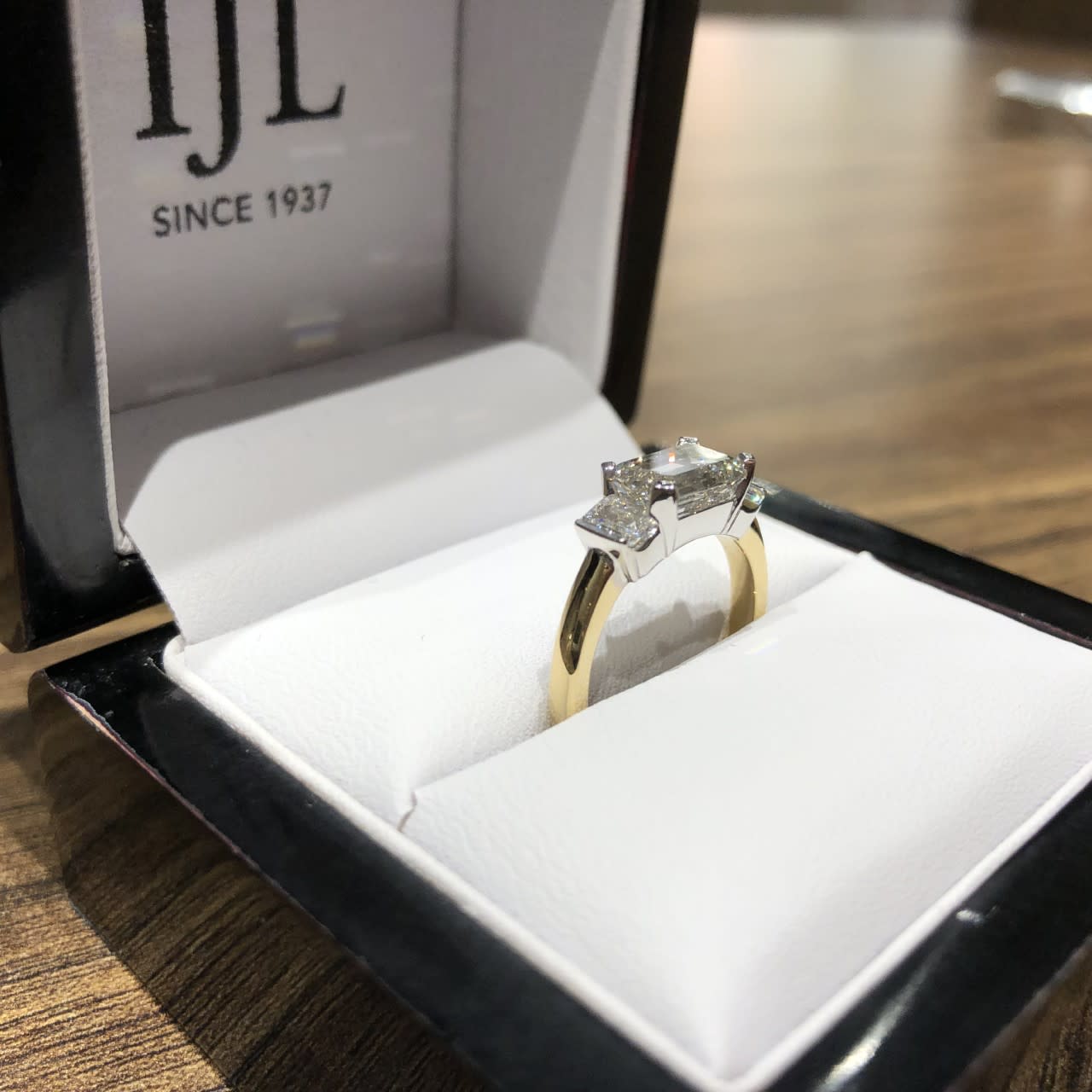 1.54 Emerald Shimmer Custom Ring