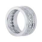 Birks Muse 18K White Gold and Diamond Stacking Ring