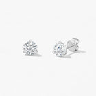 Hearts On Fire Three-Prong Stud Earrings