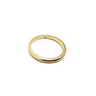 14K Yellow Gold Classic Wedding Band Size 6