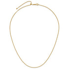 14K Gold Filled 22" Adjustable 1.30mm Rolo Necklace