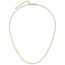 14K Gold Filled 22" Adjustable 1.30mm Rolo Necklace