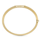 Roberto Coin 18KY Venetian Princess Bangle 4Dia=0.04ct, 48x58mm