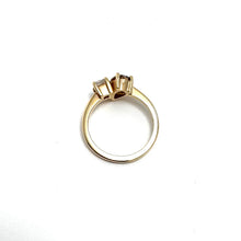 14K Yellow Gold 1.00ct Pear Brown Diamond Ring Size 6.25