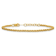 14K Gold Filled 6.5" Rolo Bracelet with 1" Extender