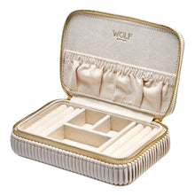 WOLF Bella Jewellery Zip Case Bone