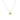 10K Yellow 5mm Peridot Necklace