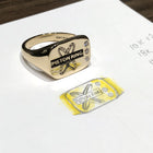"Piston Ring" Custom Corporate Ring