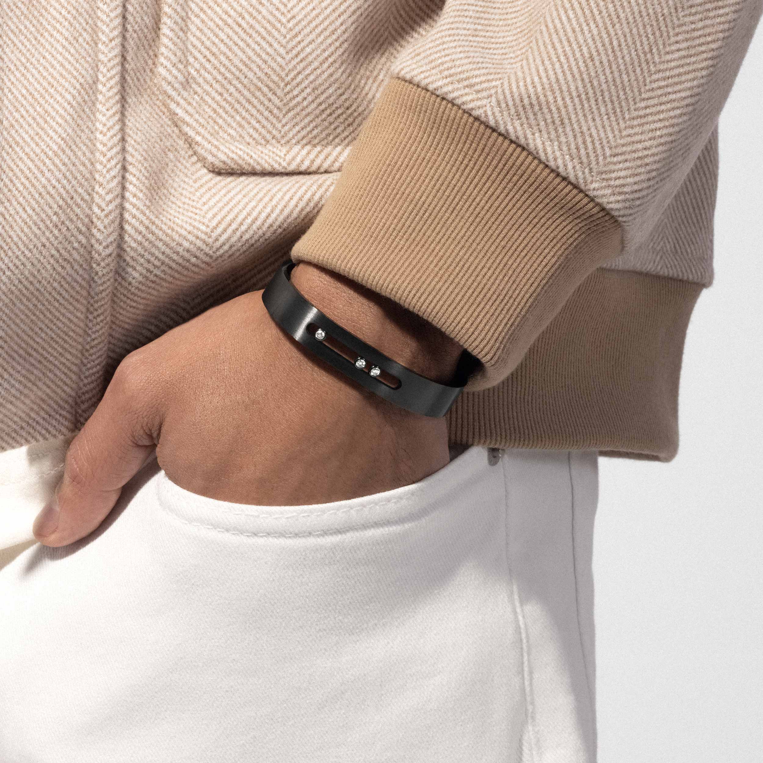 Messika Move Titanium Anthracite Bracelet