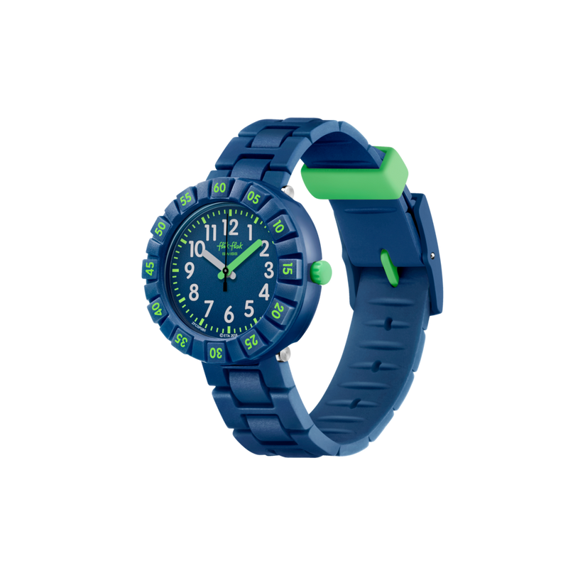 Flik Flak Solo Dark Blue 37mm