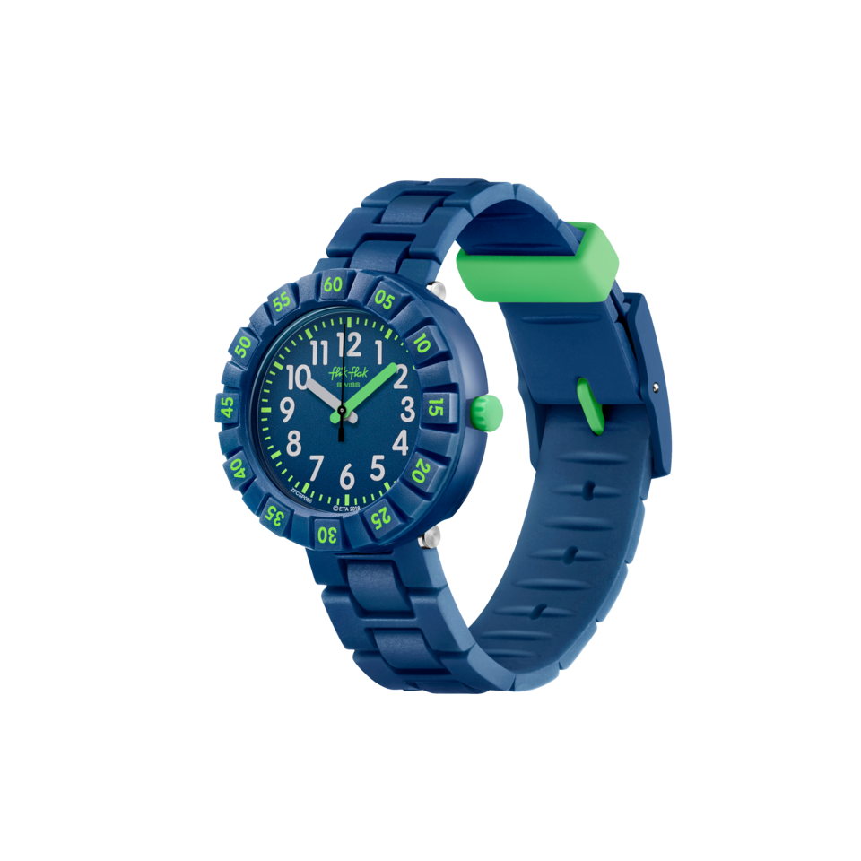 Flik Flak Solo Dark Blue 37mm