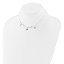 Sterling Silver Floral and Butterfly Children's Necklace