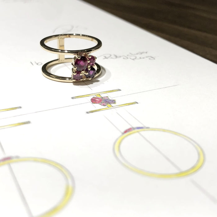 Floating Embrace Custom Ring