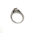 19KW Eng Rg Oval LGD 1.01 G-J/VS Diatw =0.48ct RNG SZ. 6.5