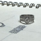 0.53 Pear Promise Custom Ring