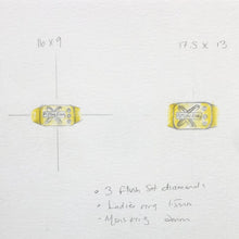 "Piston Ring" Custom Corporate Ring