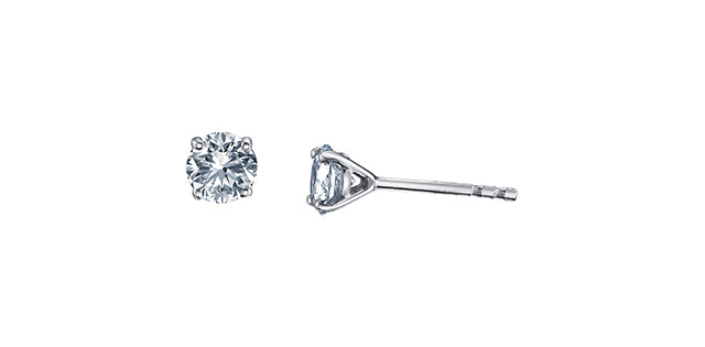 1.50ct Lab Grown Diamond Studs in 10K White Gold
