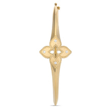 Roberto Coin 18KY Venetian Princess Bangle 4Dia=0.04ct, 48x58mm