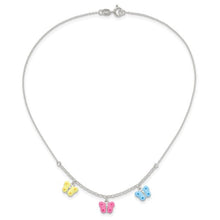 Sterling Silver Butterfly Children's Necklace