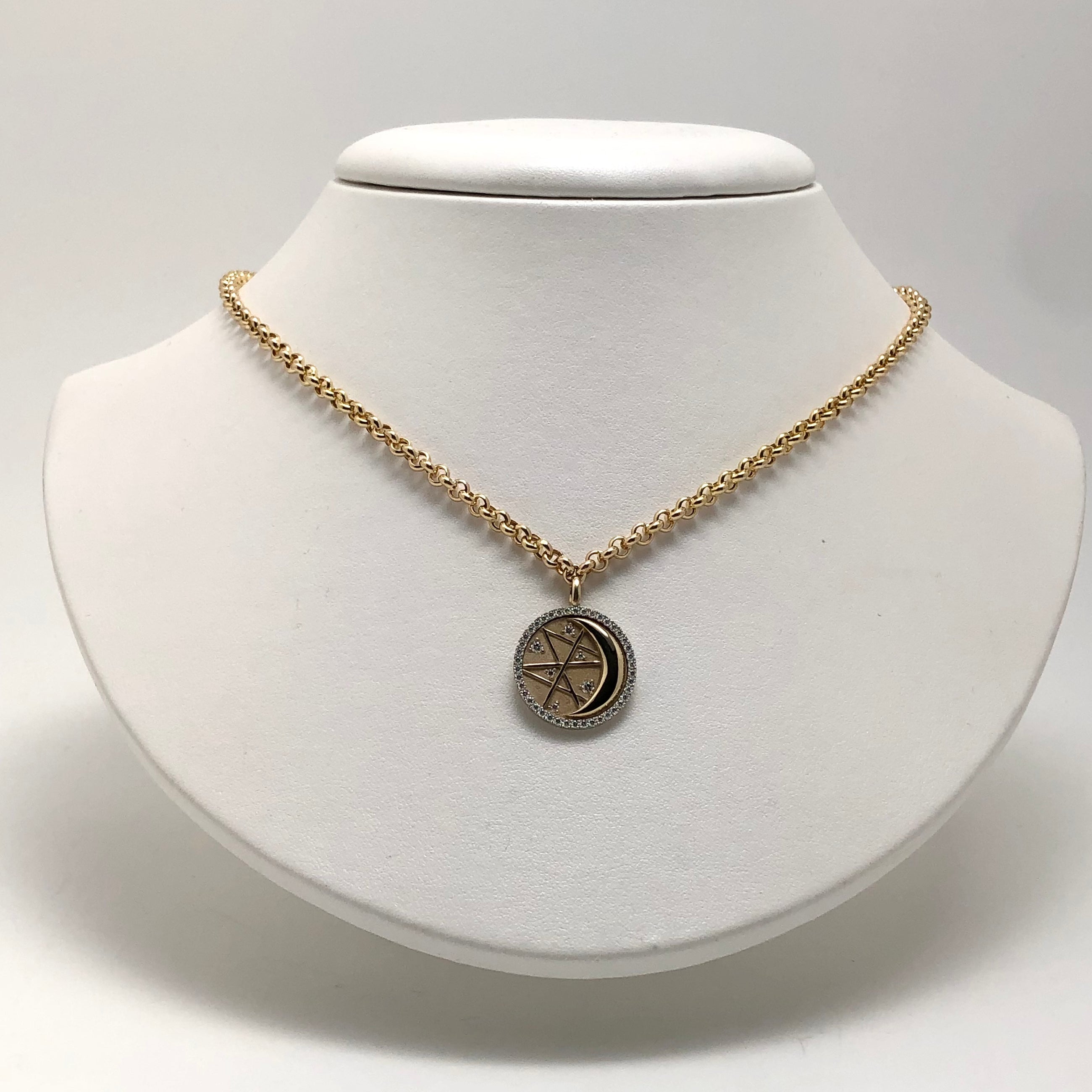 "Good Night Moon" Pendant & Chain