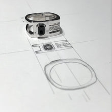 7x5 Onyx Enigma Custom Ring