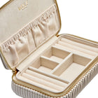 WOLF Bella Jewellery Zip Case Bone