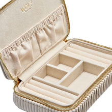 WOLF Bella Jewellery Zip Case Bone