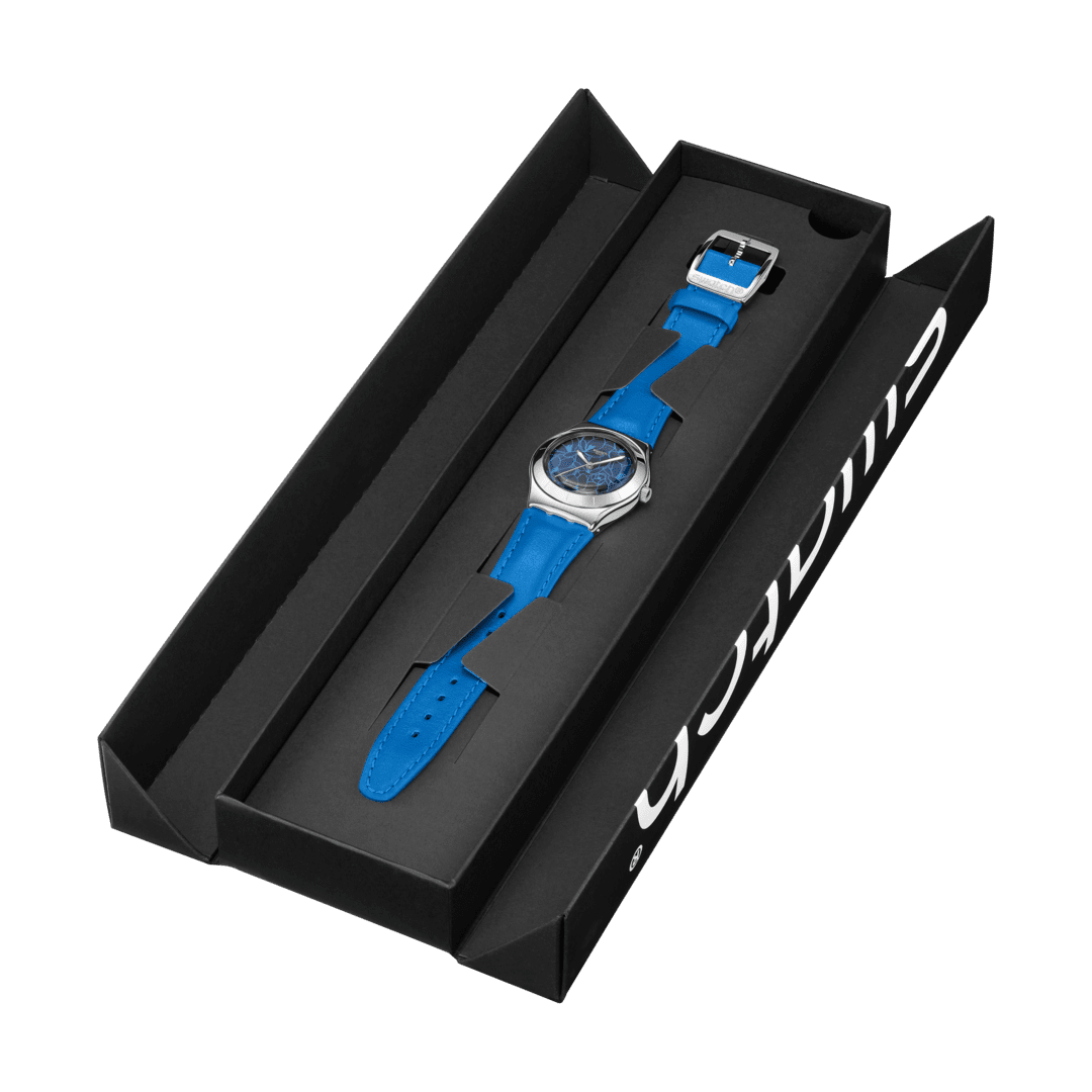 Swatch Watch Blue Petal Promise 33mm